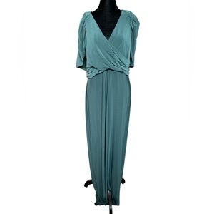 Adrianna Papell Brand Emerald Green Formal Jumpsuit, Size 16, NEW WITH TAGS
